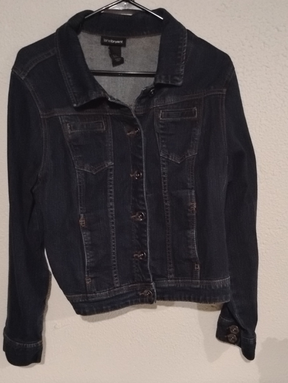 Lane Bryant Dark Blue Denim Jacket - Women's Size 14
